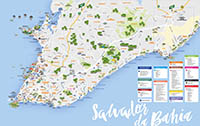 Touristic Map of Salvador